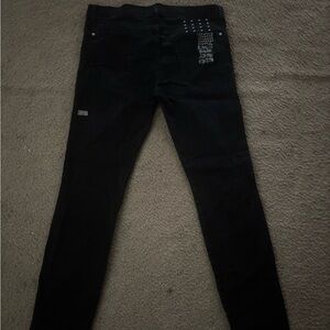Ksubi van winkle black skinny jeans
